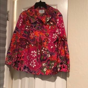 Young adult floral Jacket